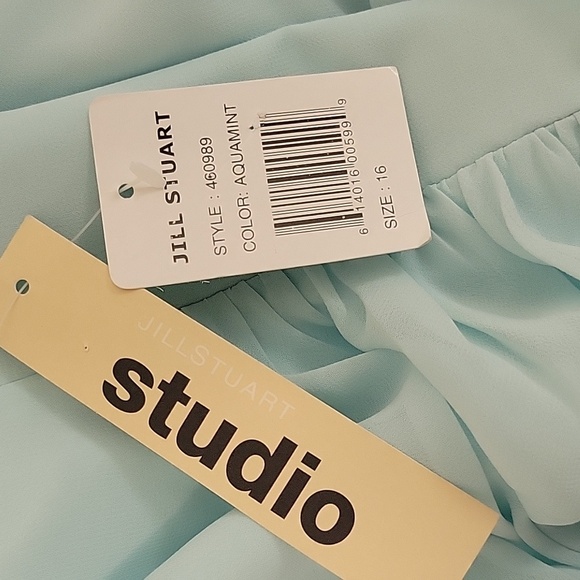 Studio Jill Stuart Light Blue Sleeveless Mini Dress, Womens Sz 16. New With Tags - Picture 6 of 7